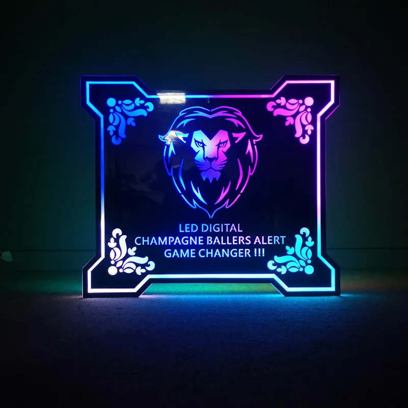 شاشة LED عبر الحدود، لافتة يدوية مضيئة، لوحة إعلانية برمجة ملونة، شريط KTV، دعائم الهتاف للجو #3