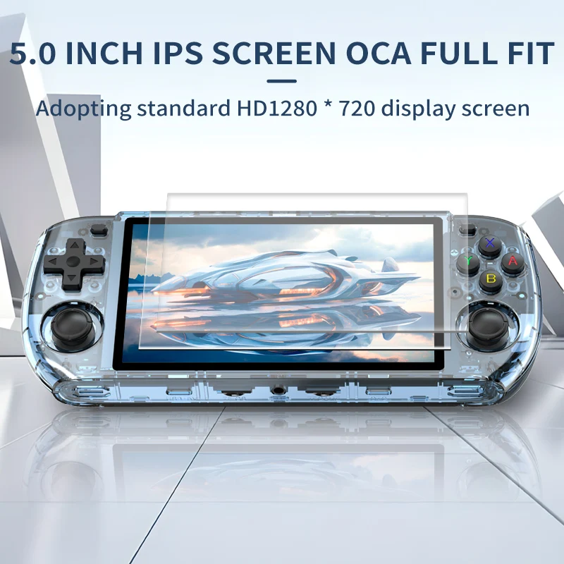 RGB10 MAX3 5.0-Inch IPS Screen 1280*720 RK3566 Open Source Linux  Retro Video Handheld Game Console 4000 mAh Battery Gifts view 2