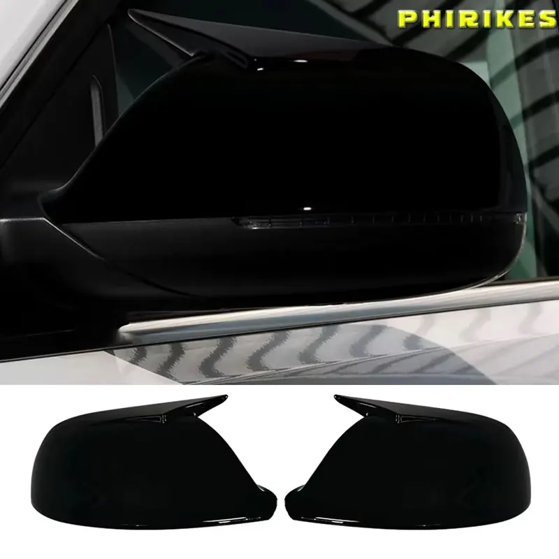 

Черный для Audi Q5 8R Q7 4L SQ5, крышки боковых зеркал, 2009 2012 2013 2014 2015 2016, дверное крыло заднего вида, замена глянцевого корпуса