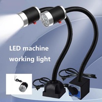 LED CNC Machine Tool Work Lamp Lathe Long Gooseneck Workshop Working Lights 3/6/9W Super Bright Industrial Lamp Sewing