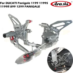 Motorcycle footrest footpeg pedal foot peg Rearset Rear Set foot rest For DUCATI Panigale 1199 1199S 1199R 899 1299 PANIGALE