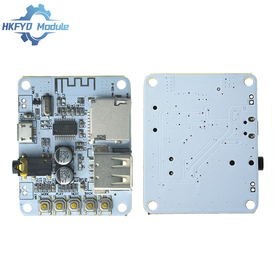 Bluetooth Audio Receiver Board With USB TF Card Slot Decoding Playback Preamp Output A7-004 5V 2.1 Wireless Stereo Music Module