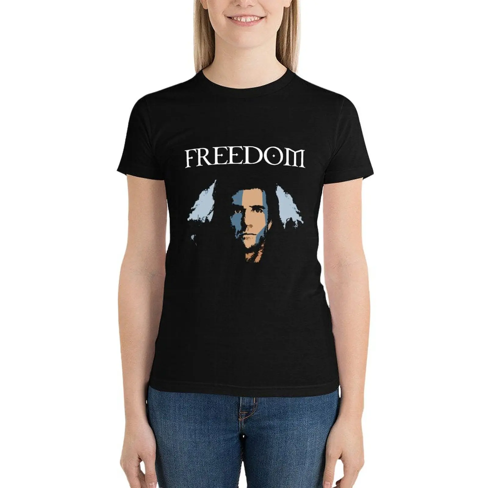 

FREEEDOM! T-Shirt tees female plus size tops new edition t shirts for Women