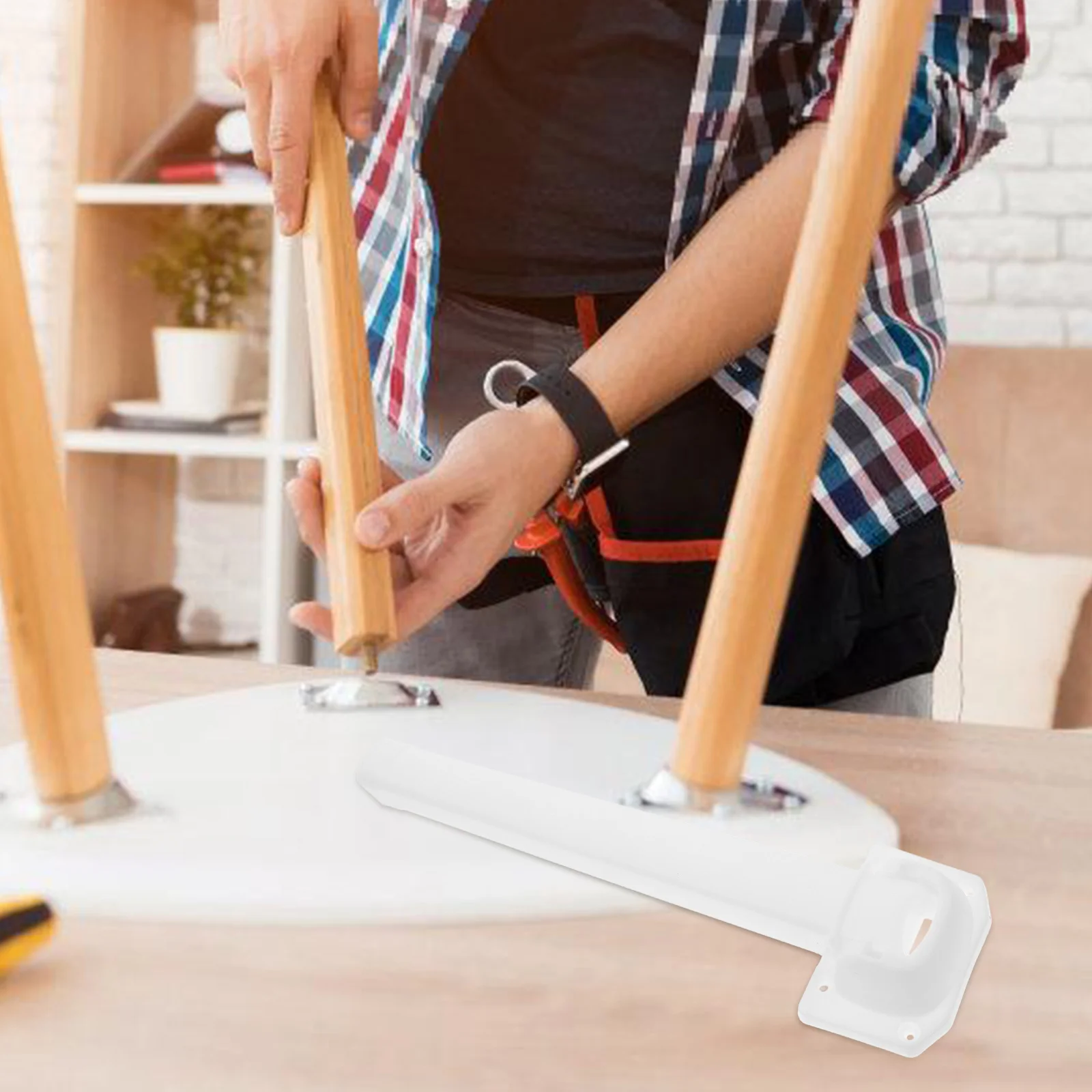 4 stücke Kunststoff Tisch Bein Klammern Faltbare Robust Für Laptop Schreibtisch Bett Studie Tisch Schrank Werkbank Möbel Unterstützung Ersatz