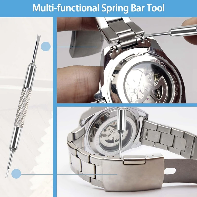 26Pcs Watch Battery Replacement Tool Set Watch Repair Set Kit Watch Back Remover Tool, Watch Case Opening Pry