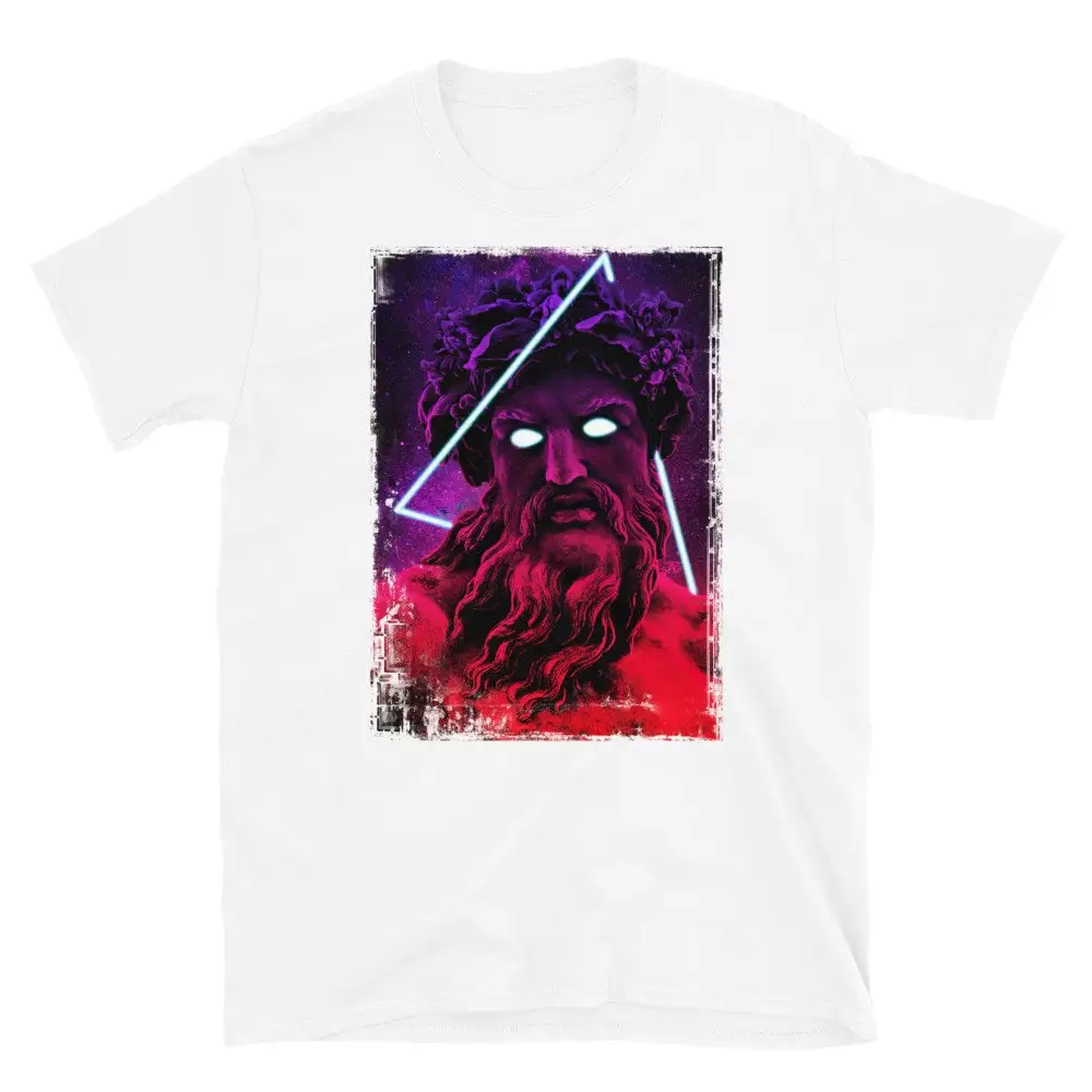 Zeus T Shirt Ancient Greek God Mythology Vaporwave Streetwear AbstracT Trippy Clothing Psychedelic Outfit