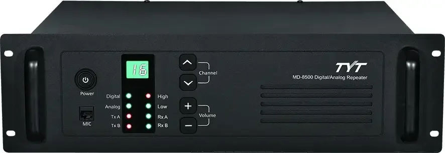 DMR Wireless Network Repeater MD-8500 50W/25W Selectable Digital Radio Base Station TDMA 2 Time Slots Amateur Radio Repeater
