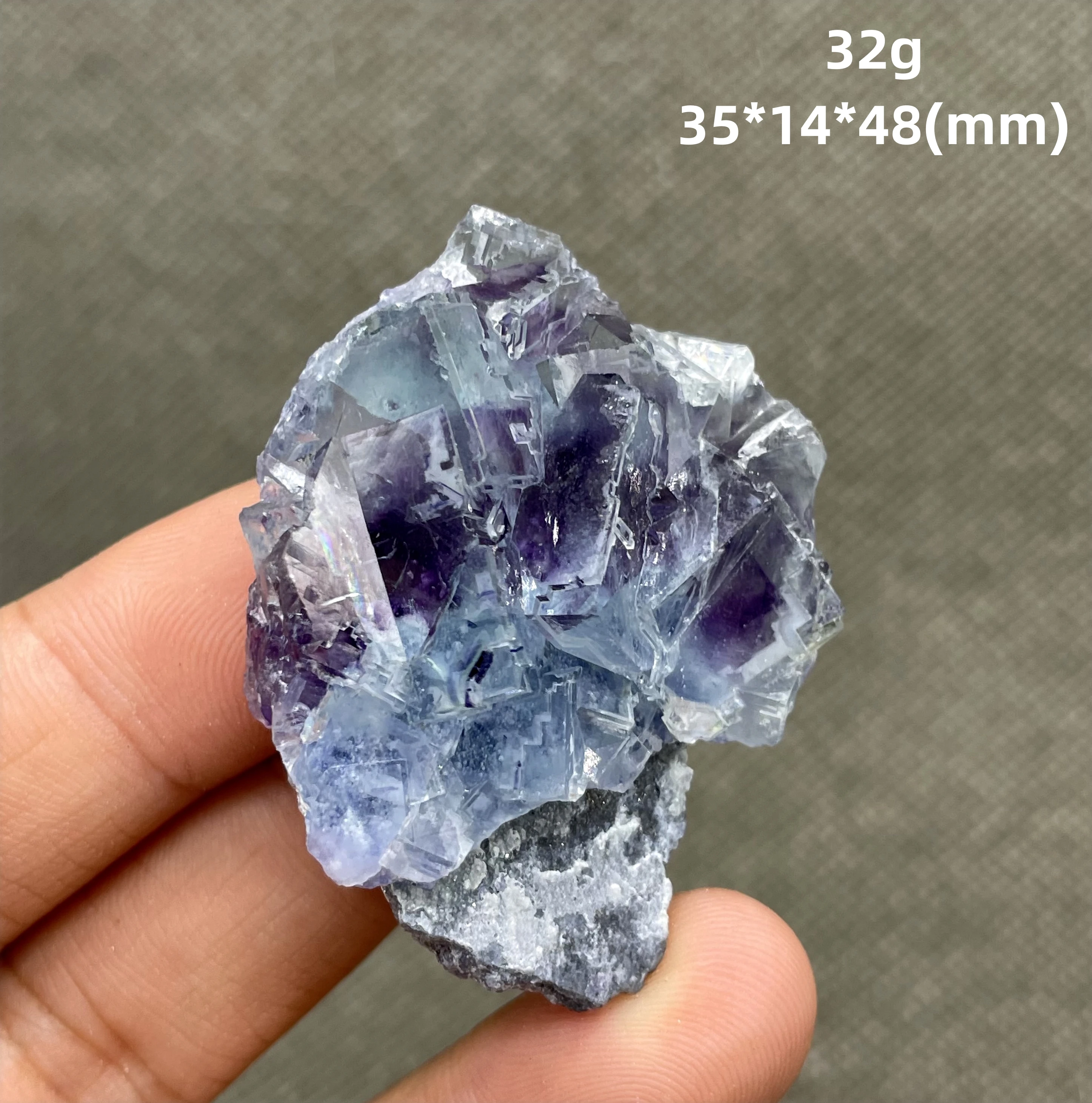 NEW! 100% natural Inner Mongolia  Phantom fluorite mineral specimen stones and crystals