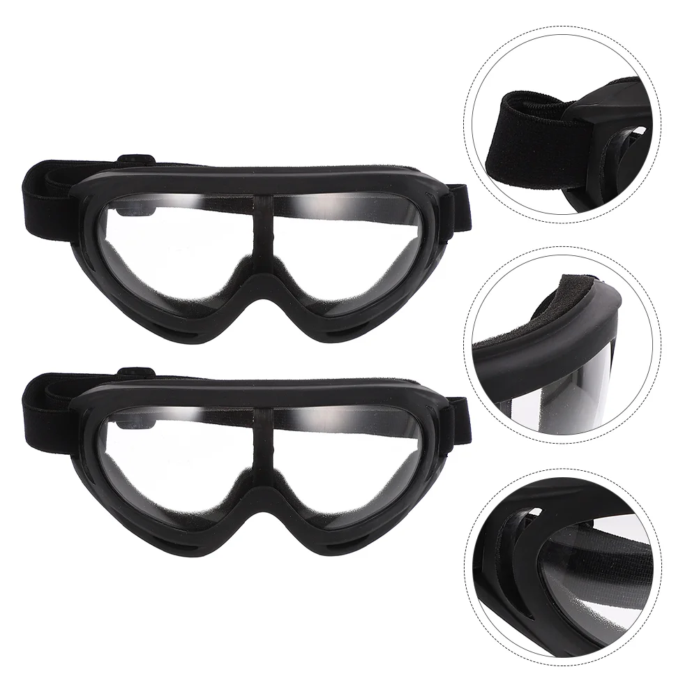 2 Pcs Goggles Outdoor Motor Accessories for Windproof Glasses Eye Eyes Protector Tpu Practical Dustproof