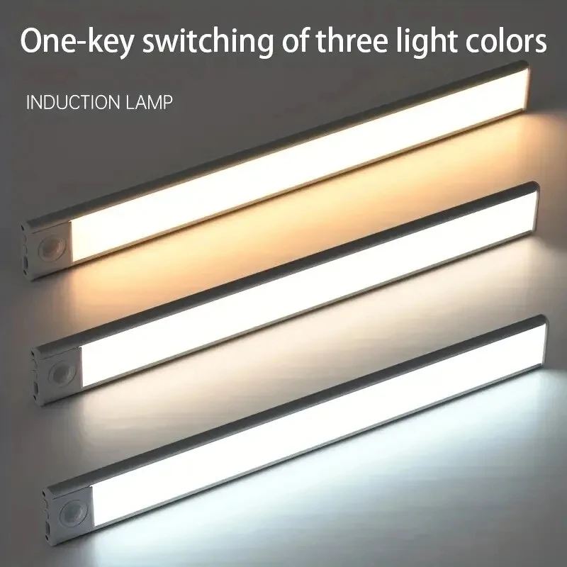 Magnetic Light Emitting Diode Aluminum Cabinet Lighting Rechargeable Cupboard Light Kitchen Light