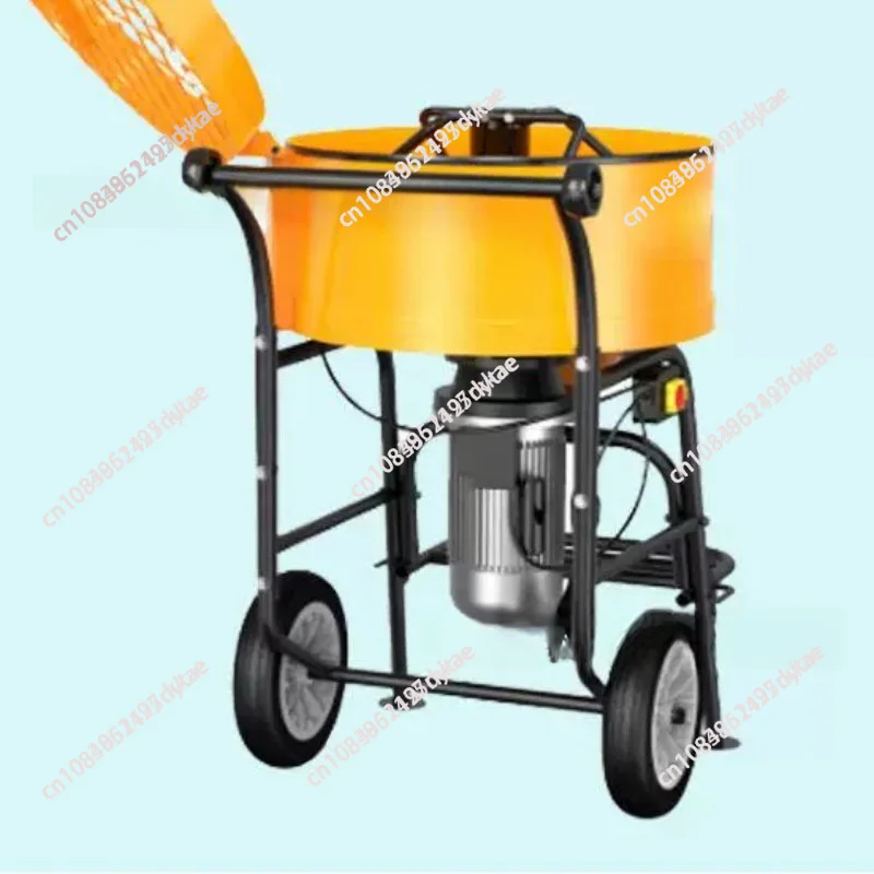 Portable Forced Action Screed Mixer 120L Electric Pan Mixer Durable Concrete Mixer