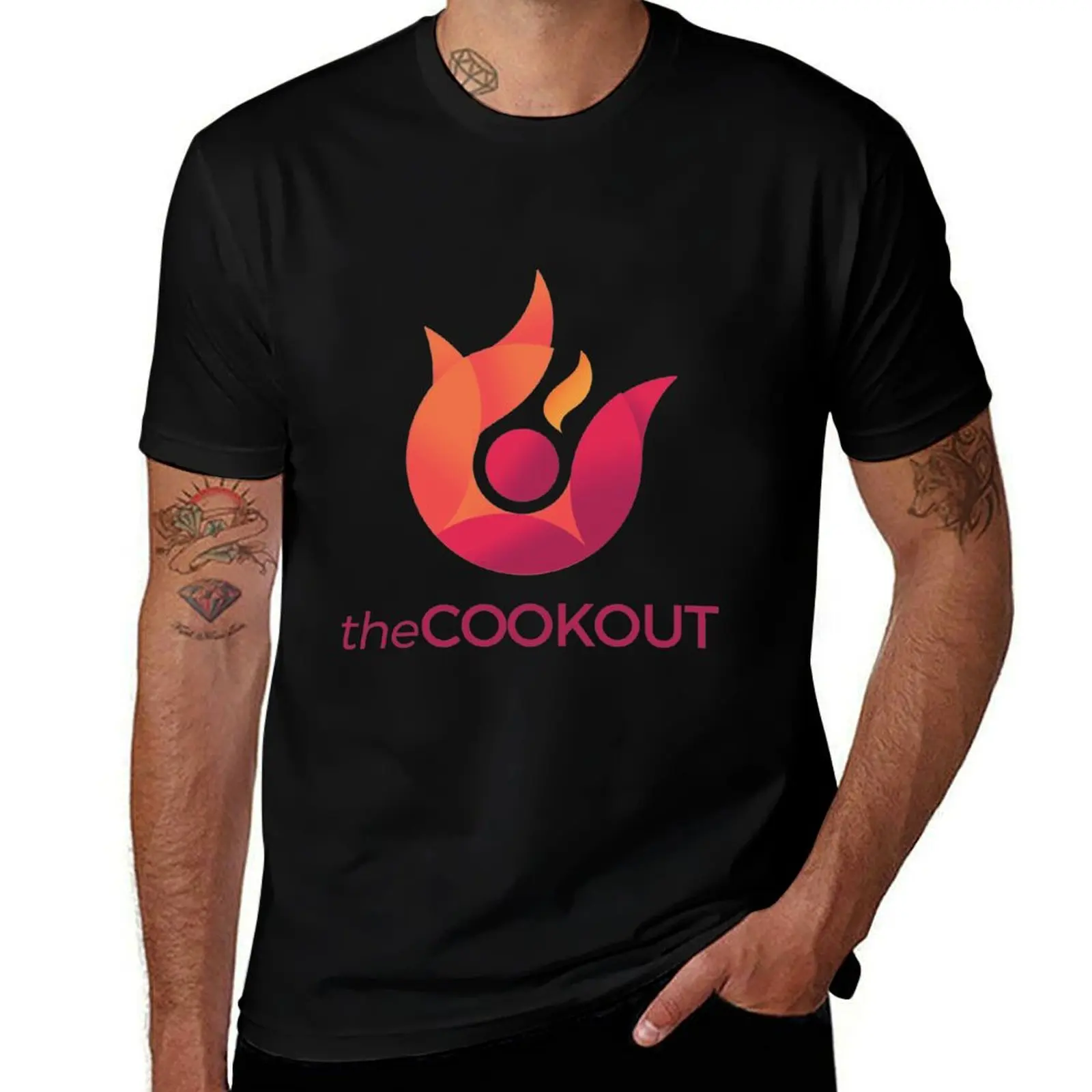 The Cookout Merch T-Shirt funny t shirts man black cotton t-shirt plain for man package man t shirts cotton T-Shirt