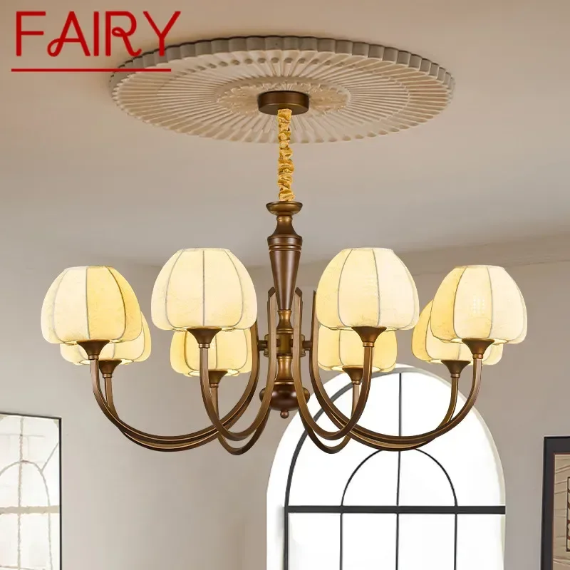 FAIRY Contemporary Pendent Lamp American Retro LED Living Room Restaurant Bedroom Study Villa Hotel Model Houses Chandelier