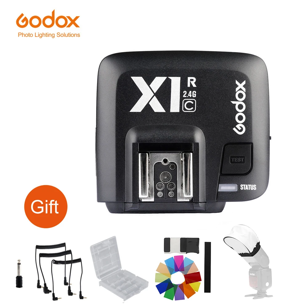 Godox X1R-C  X1R-N X1R-S TTL 2.4G Wireless Receiver Compatible X1T-C/N/S XPRO-C/N/S for Canon Nikon Sony Series Cameras