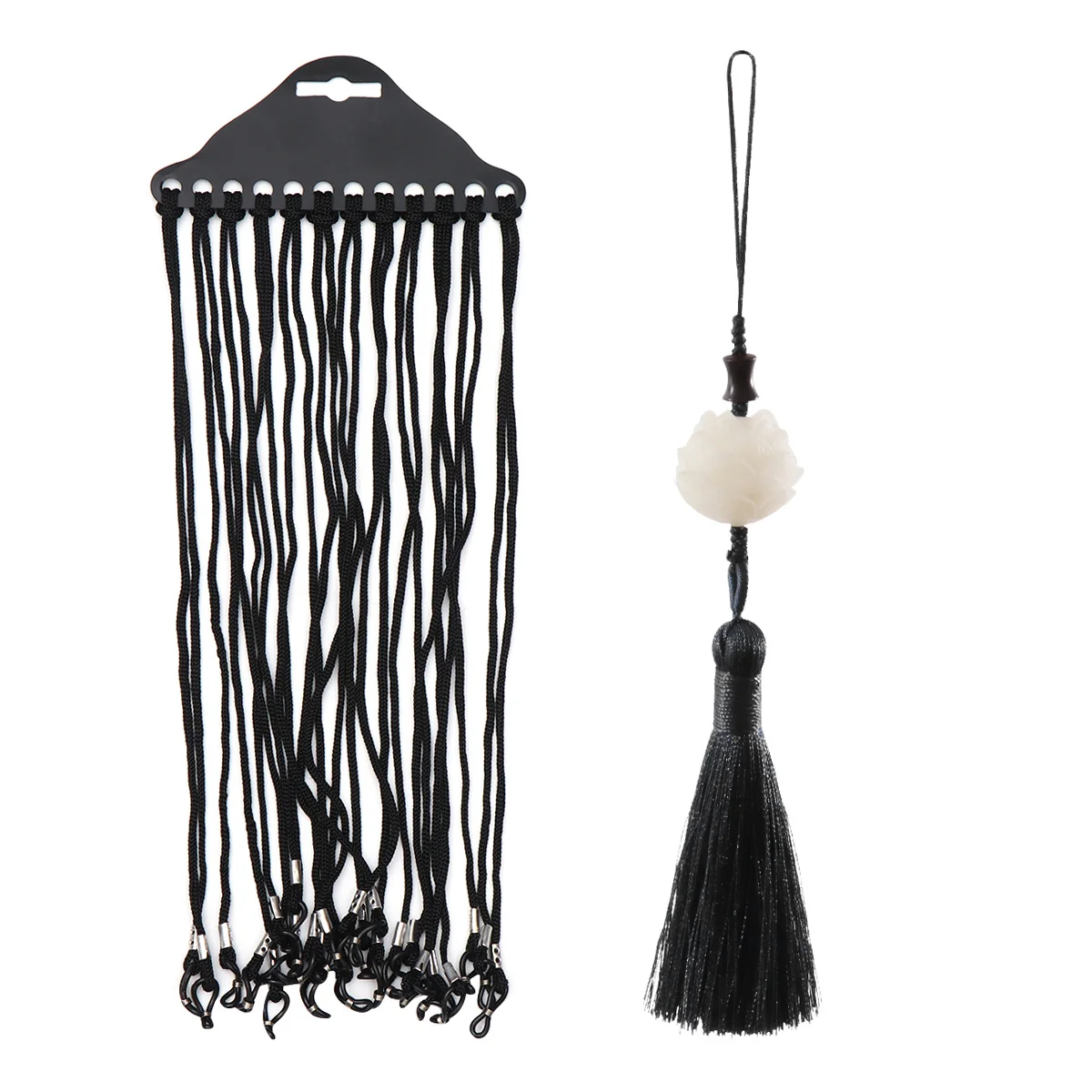 

48Pcs Glasses Elastic Strap Nylon Adjustable Soft Durable Eyewear Cord Eyeglasses Rope for Hiking Fishing Biking Outdoor Sports