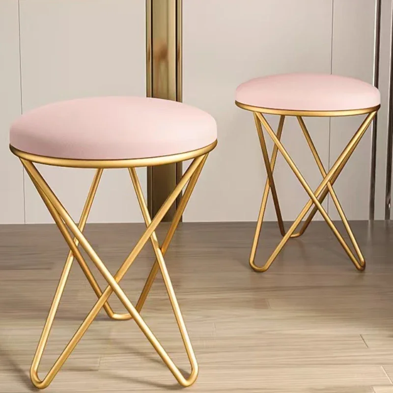 Portable Stool Stackable Chairs Modern Bar Stools Tabouret Design Camping Chair Metal Dining Simple Table Meuble Salon Foot Low - zdjęcie 1