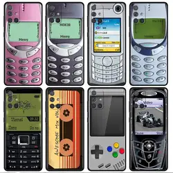 Vintage Cassette Tape Retro Style Case For Samsung Galaxy A54 A52 A14 5G A53 A12 A13 A71 A23 A34 A33 A21s Phone Cover