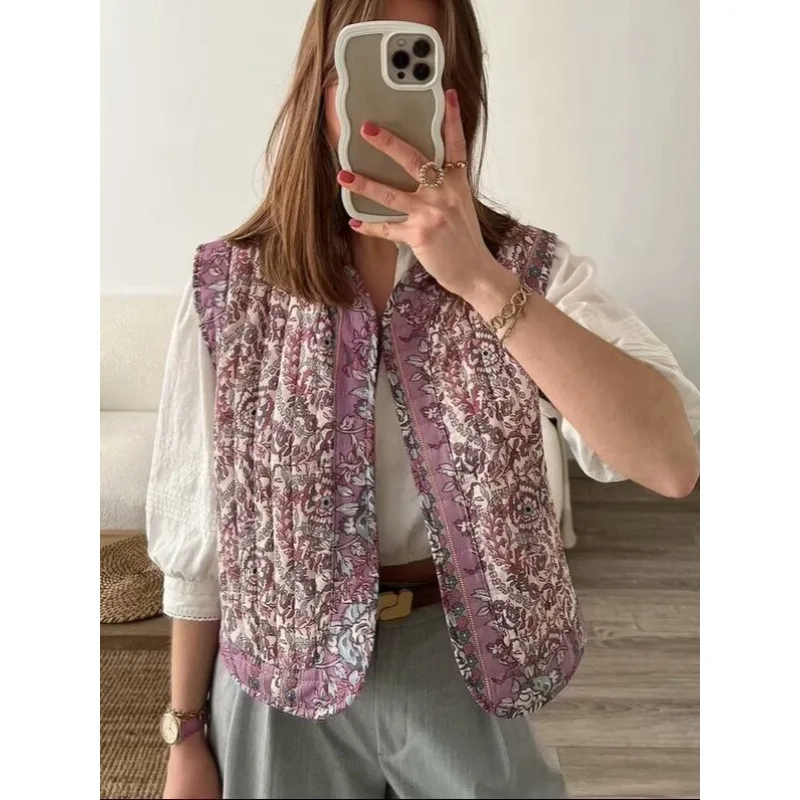 

Хлопковый жилет с принтом Street Faion, женская куртка, верхняя одежда, осень-зима, Новое поступление, тонкая трикотажная ткань, без бренда