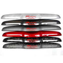 Brand New Dry Carbon Fiber Material UV Protected Boot Handle Cover For Abarth Fiat 500 595 695