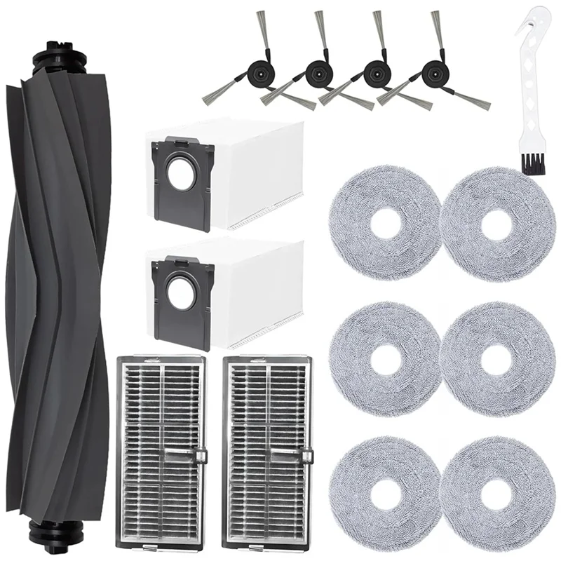 Stable-สําหรับ Dreame X40 Ultra / X40 Pro / S30 Pro Ultra เครื่องดูดฝุ่นหลักแปรงด้านข้าง HEPA FILTER Mop ผ้าฝุ่นกระเป๋าอะไหล่