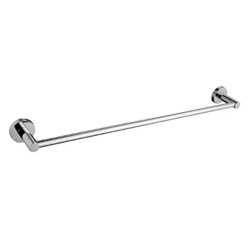 SDFC-Bathroom Towel Holder Full Copper Chrome Plating Bathroom Kitchen Towel Holder Dual Towel Rod Rustproof Wall Mount Brushed