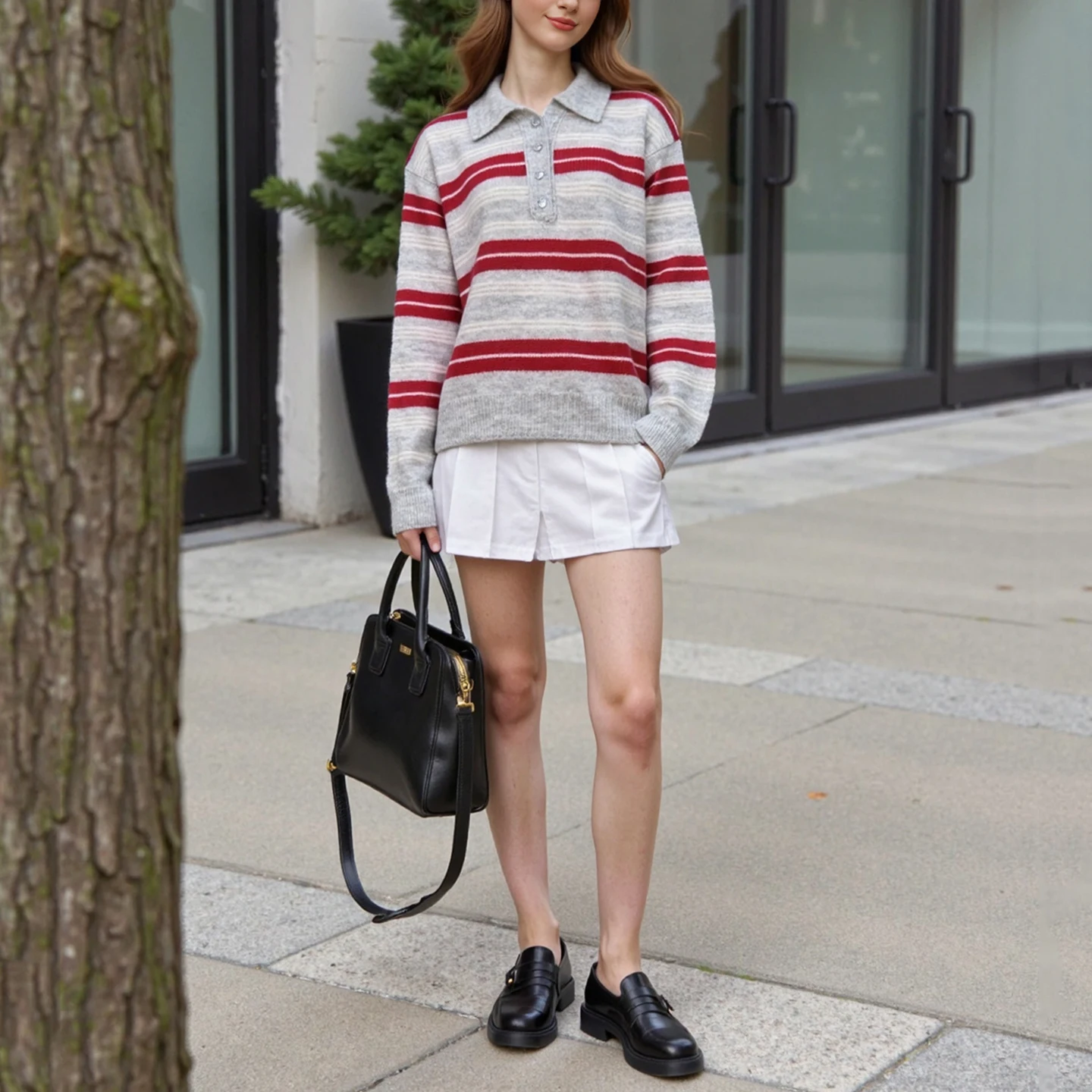 

Retro Sle Women's Ne Knitted Sweater Casual Trendy Faion Autumn 2025 Z Brand Closet ential 299