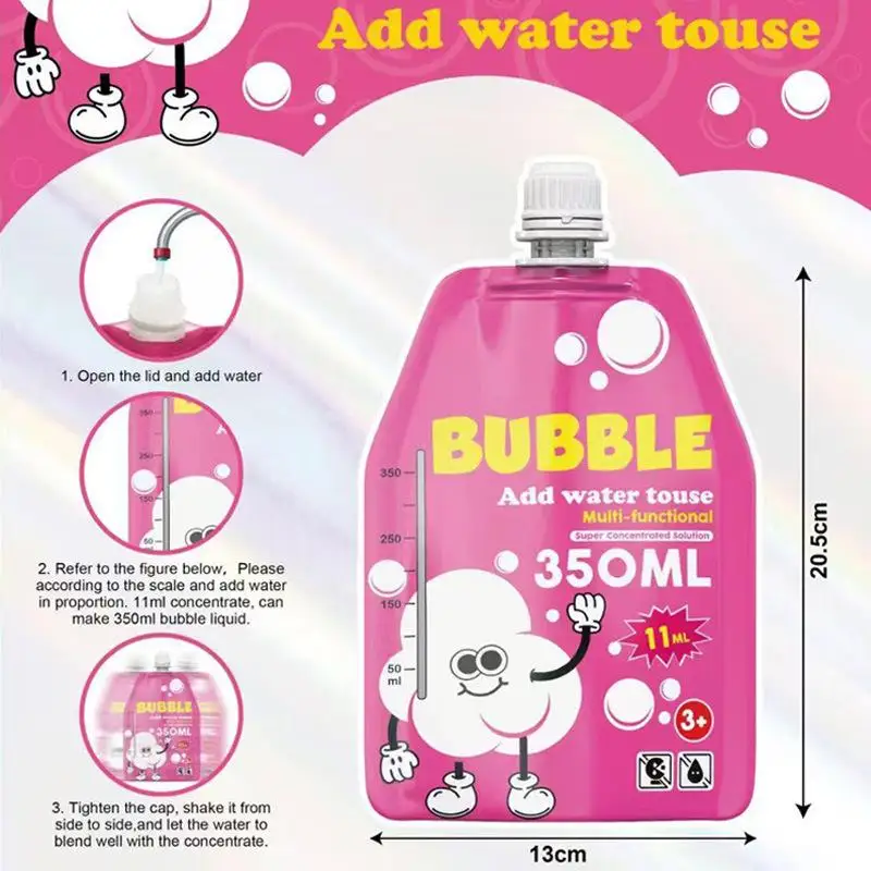 1 Piece Kids' Birthday Parties Gifts Concentrated Bubble Solution For Bubble Machines Giant Wands And Blowers