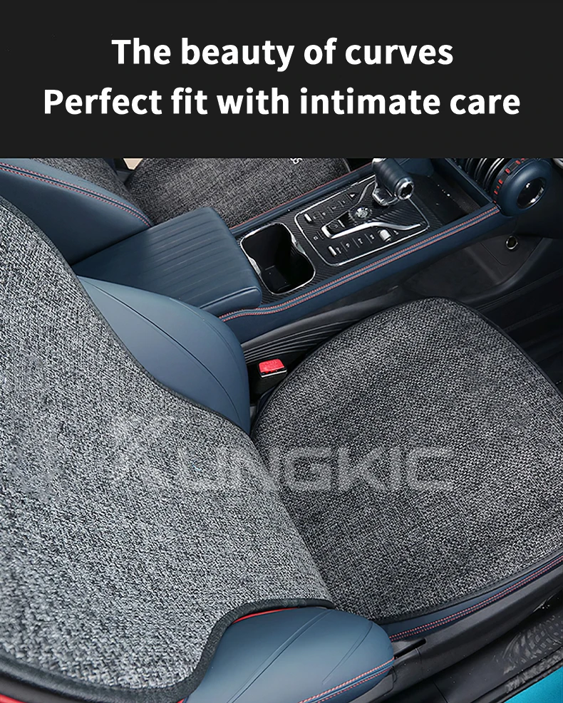 Für BYD Atto 3 Yuan Plus Tang Dolphin EV 2021 2022 2023 2024 2025 Leinenkissen Atmungsaktive Unterlage Autositzmatte Schützen Sie Zubehör – Detail 3