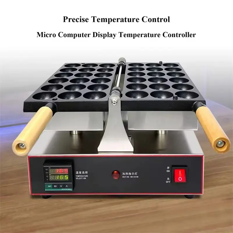 

Профессиональная машина для приготовления вафельных шариков (18 шт.), аппарат для приготовления яичных бургеров с антипригарным покрытием, для домашнего или коммерческого использования