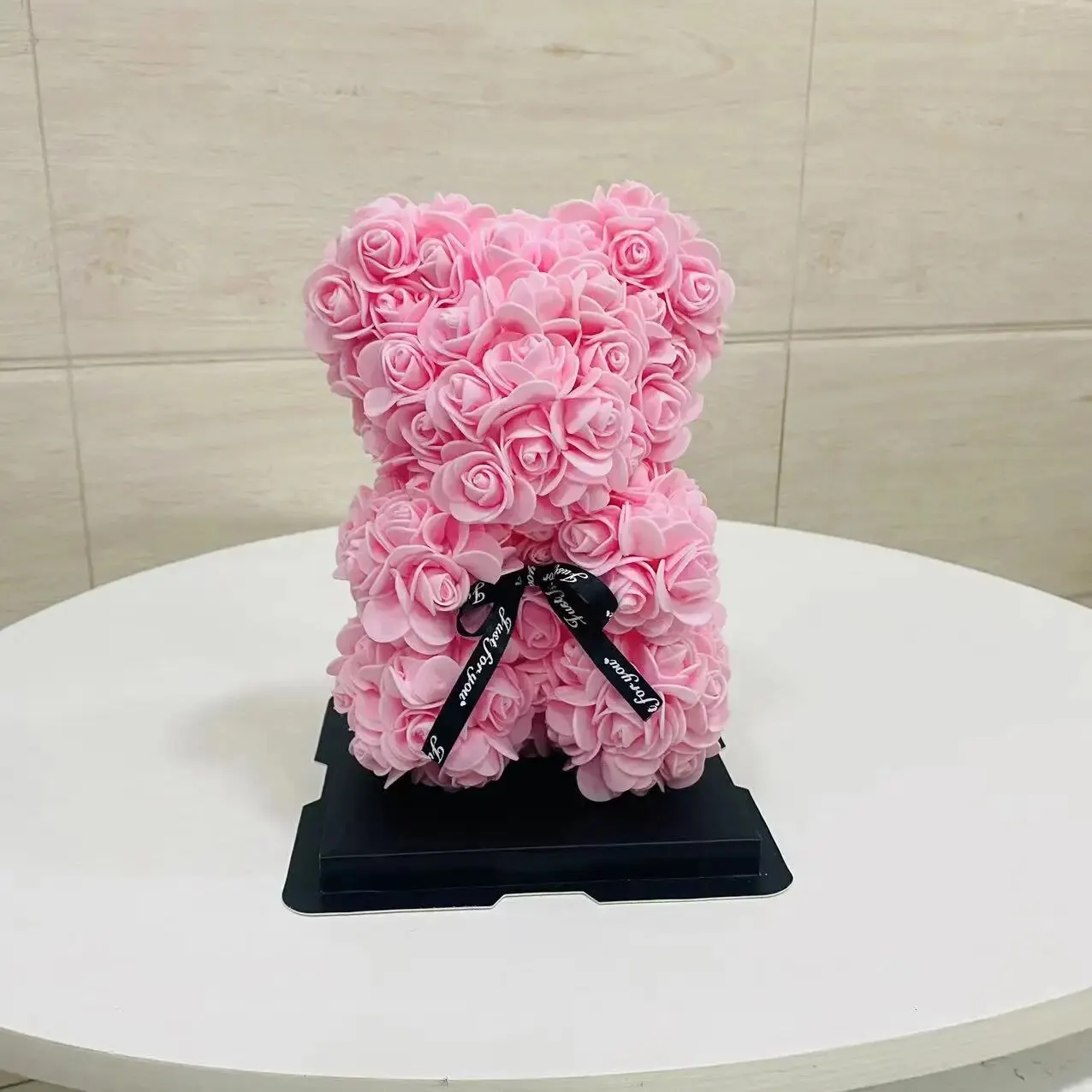 Rose Bear NEW Valentines Day Gifts 25cm Flower Bears Artificial Floral Decorations Mother' DAY Gift For Girlfriend Festival And image 2