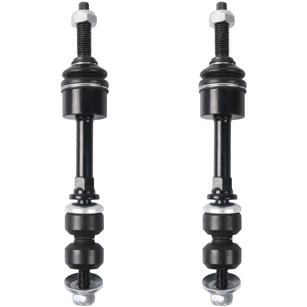 Front Suspension Sway Bar Link For Improved Cornering Black 45 Steel Anti-roll Performance Lateral Sway Reduction