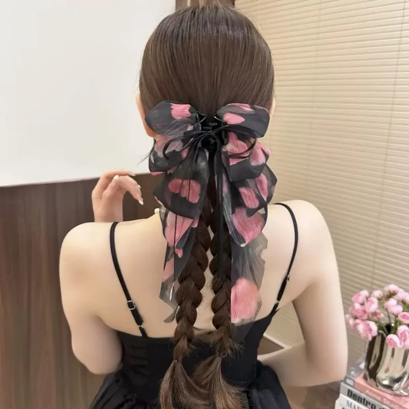 Romantische und hochwertige Atmosphäre, Schleifen-Design-Clip, vielseitiger und eleganter Haarschmuck für Frauen – Detail 4