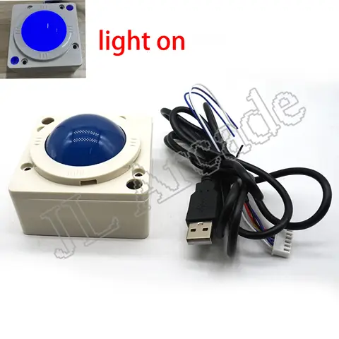 Arcade Trackball Mouse Design for PC and Classical Jamma, 2 Inch, 4.5cm Diameter, 60 in 1 or 412 in 1, Gameboard