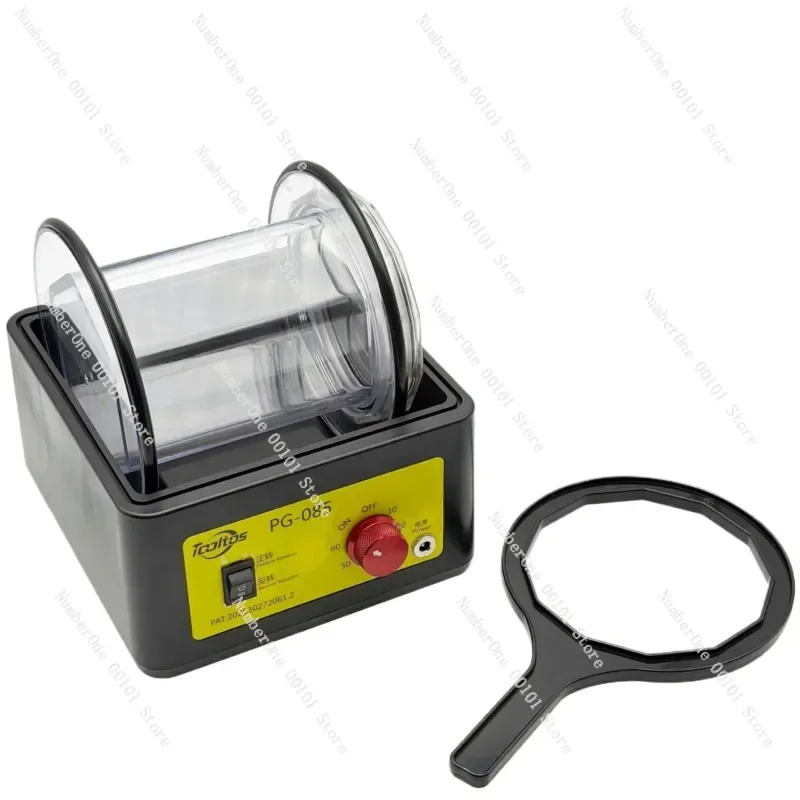 Model Jewelry Polishing Machine Roller Tumbler For Gold Silver Coins Walnut Media Deburring Cleaning Barrel Tool Kit