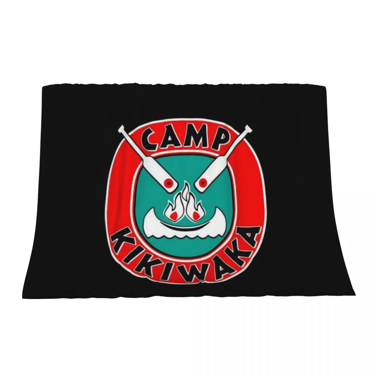 

Camp Kikiwaka Throw Blanket valentine gift ideas for winter Summer Beddings bed plaid Blankets