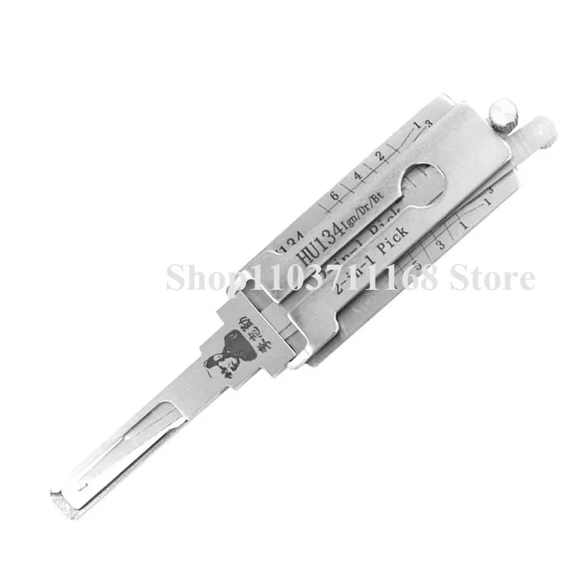 

1PCS Lishi 2IN 1 HU134 for Kia Milling Measuring Tool for Reading Hardware Tools, Automotive and Household Use Lock picking key