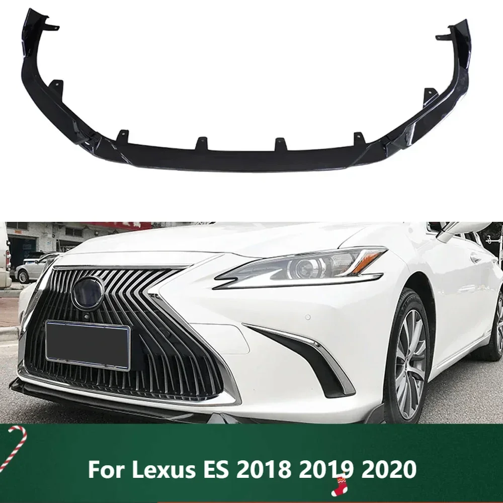 

New！Front Bumper Lip Chin Deflector Protector Guard Decoration Modified Trim Styling Body Kit Facelift For Lexus ES 2018 2019 20