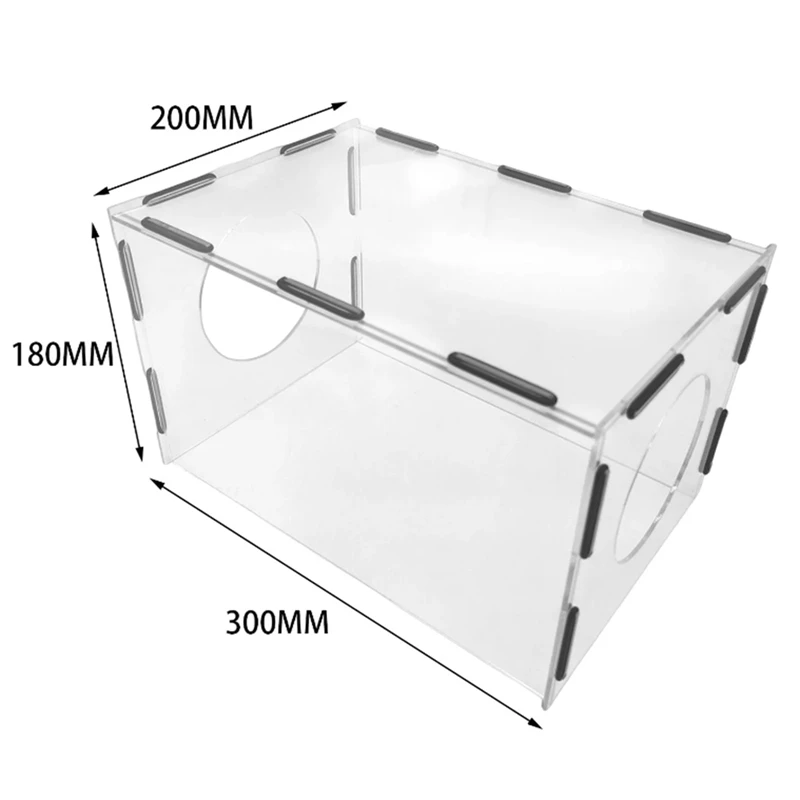 Capot anti-poussière en acrylique Transparent anti-poussière, capot anti-poussière pour sculpter le polissage, fabrication soignée