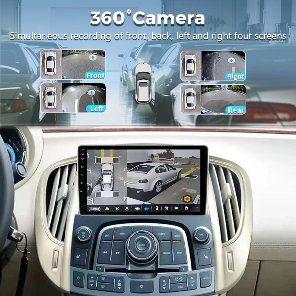 أندرويد 14 Carplay راديو السيارة التلقائي مشغل وسائط متعددة ل بويك لاكروس 2009 - 2013 E53 X5 M5 Autoradio نظام تحديد المواقع ستيريو 2din رئيس وحدة
