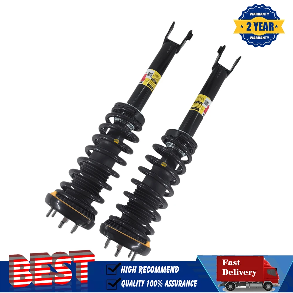 

Pair Front Left Right Spring Suspension Shocks Absorber Strut With Electric For Jaguar XJ XJR X351 RWD 2010-2019 C2Z17058