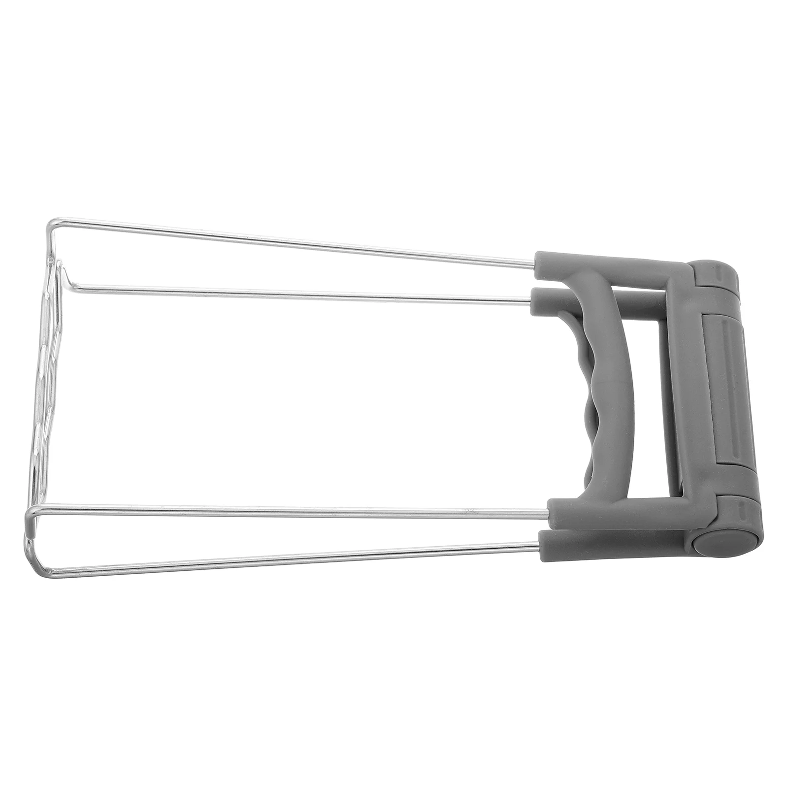 1 stücke Anti Verbrühungen Chuck Geschirr Halter Clamp Tong Edelstahl Halterung Klapp Schalen Heber Küche Werkzeug Wärmedämmung