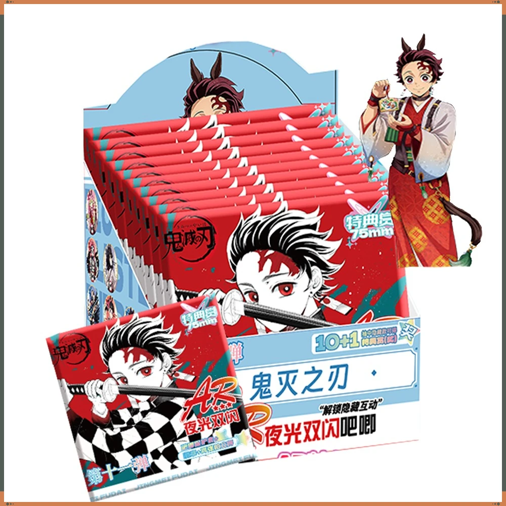 

Japanese Anime Demon Slayer Cards Badge Hobbies Collection High Quality Exquisite Visual Design Popular Trendy Peripheral Gifts