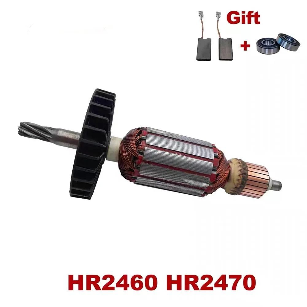 

100V-110V Electric Hammer Armature Rotor Suitable for Makita HR2470 HT2460 Power Tool Accessories