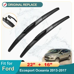 For Ford Ecosport Oceania 2013 2014 2015 2016 2017 Front Wiper Blades Brushes Cutter Accessories U J Hook