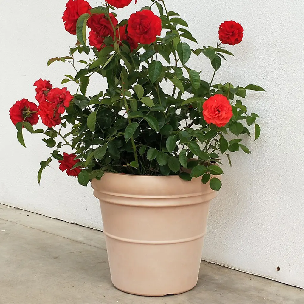 

Garden Pot Is Firm And Durable- Terracotta Flower Pot Not Easy To Deformation Flower Pots Widely brownness 29.9*19*26.7cm 600g