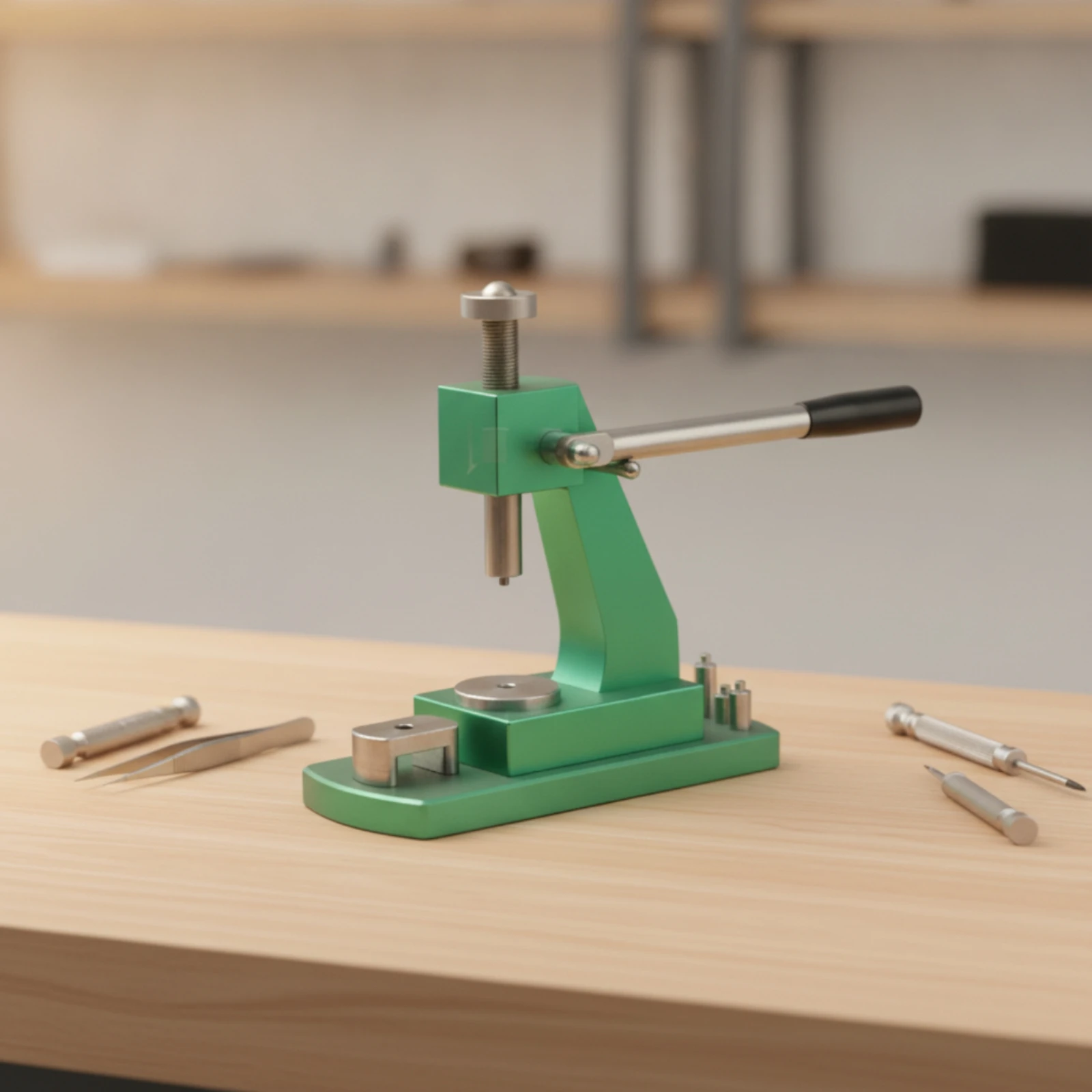 Watch Case Press Lever-Control Watch Back Closer Tool Universal Compatible for Watchmakers, Workbench
