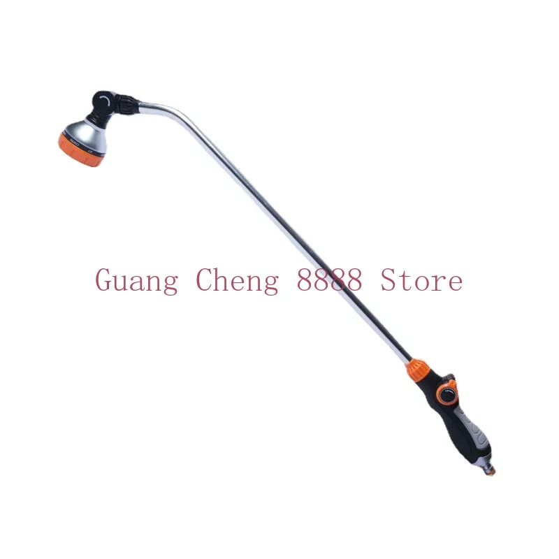 8-function Garden Sprinkler Water Gun for Watering Vegetables Thumb Push Garden Long Rod Watering Nozzle