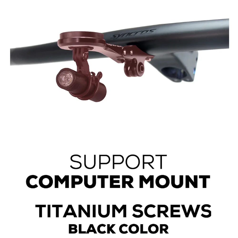 SYNCROS FRASER IC SL WC الحرباء لإطار الشرر -20 ° مسامير تيتانيوم لمقود الدراجة MTB المدمجة من ألياف الكربون بالكامل #6