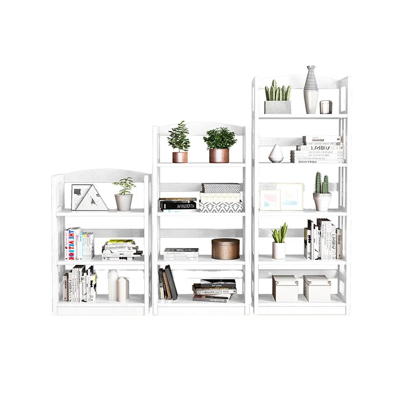 

Solid wood floor to ceiling bookshelves, modern minimalist bookshelves, wall-mounted simple lockers