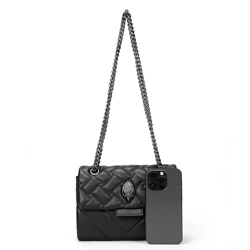 Luxe Mode Damestassen Eagle Head Pu Lederen Ketting Enkele Schouder Crossbody Tas Pendelen Handtas Dames Messenger Bag